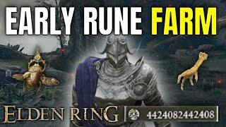 ELDEN RING - EASY EARLY GAME RUNE FARM TO USE FOR DLC AFTER PATCH LEVEL UP FAST