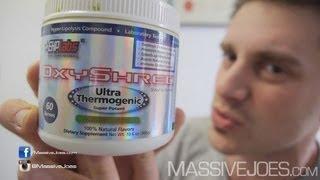 EHPlabs OxyShred Fat Burner Supplement Review - MassiveJoes.com RAW Review Oxy Shred EHP Labs