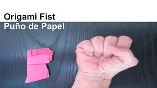 How to make an Origami Raised Fist  IWD - Cómo Hacer un Puño alzado