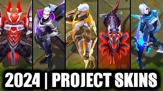 All PROJECT Skins Spotlight 2024 League of Legends