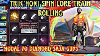 TRIK HOKI SPIN FADED WHEEL LORE TRAIN ROLLING TERBARU FF‼️