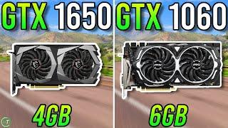 GTX 1650 4GB vs GTX 1060 6GB - Big Difference?