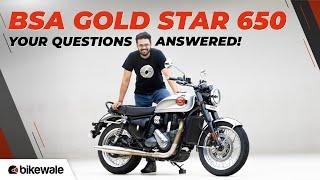 BSA Gold Star 650 Review  ALL QUESTIONS ANSWERED  Tested for Over 1000km  BikeWale