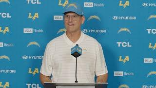 Jim Harbaugh On Win vs Panthers & Steelers Prep  LA Chargers