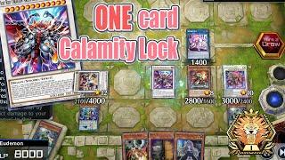 Most TOXIC Deck ONE Card Hot Red Calamity Lock SuperHeavy Samurai YuGiOh Master Duel