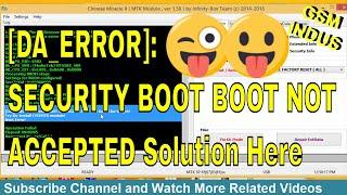 Cm2 MTK Android Securityboot_boot_not_accepted Boot Error Fix File DA_ERROR  Solution Here