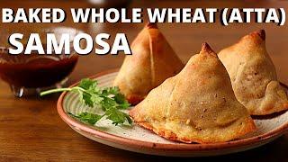 Whole Wheat Samosa Recipe  Baked Samosa  Healthy Samosa Recipe