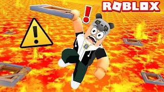 En Tepeye Çıkmazsan Lavlara Düşersin  - Roblox Survive the LAVA