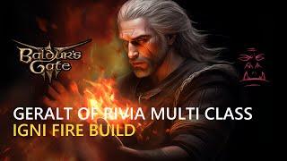 Geralt of Rivia The Witcher Multi Class Baldur’s Gate 3 BG3