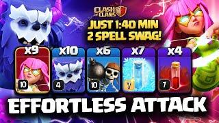 Just 140 Min Effortless 3 Star TH14 Yeti Super Archer Attack  Easiest TH14 Attack Strategy coc