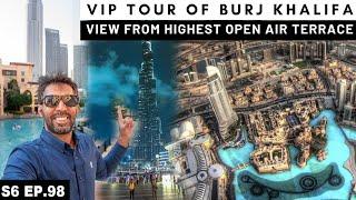 Invited to Visit the Highest Open Air Terrace of Burj Khalifa S06 EP.98  MIDDLE EAST MOTORCYCLE