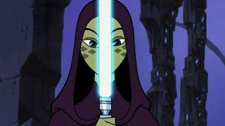 Barriss Offee completes her Jedi Training and Constructs her Lightsaber