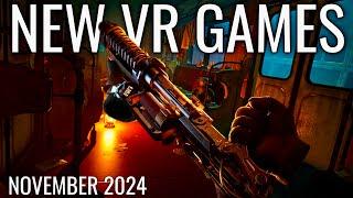 Best NEW Upcoming VR Games in November 2024