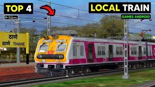 Top 4 Indian Local Train Simulator Games 2024  High Graphics  Low Size  RGI 