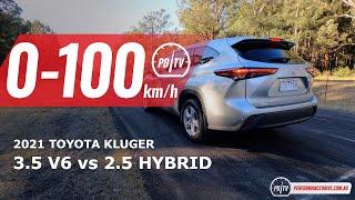 2022 Toyota Kluger Highlander 0-100kmh & engine sound