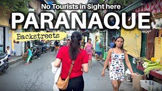 Exciting Backstreets of Parañaque City Metro Manila Philippines 4K