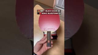 RED + BLACK KAZAK DS  DONIC BLUESTORM Z3