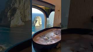 Incredible suite in Capri Puntatragara Hotel ️ #shorts #capri #italy #hotels