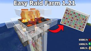 Minecraft Easy Raid Farm for 1.21 - 13000 items per hour