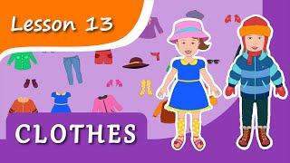 Learning clothes FOR KIDS Lesson 13. Educational video for children Early childhood development.