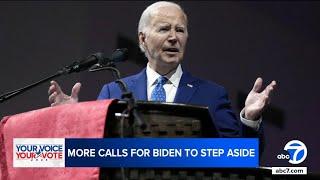 More lawmakers call for Biden to step aside