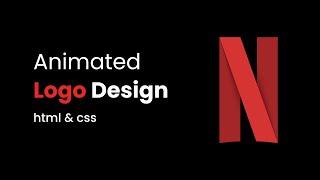 Create Animated Logo Using HTML And CSS  Logo Animation For Website In HTML & CSS