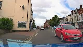 Car Decides To Drive Down The Wrong Side Of the Road. UK Bad Drivers Road Rage observations.