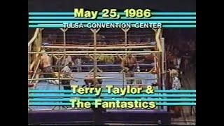 Cage   Terry Taylor & The Fantastics vs Jack Victory & The Sheepherders   UWF May 25th 1986