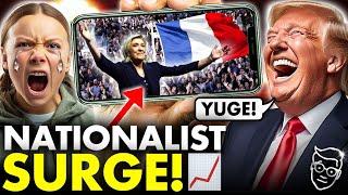 BREAKING The ‘Trump’ Nationalist Party of France WINS ELECTION in LANDSLIDE  Macron HUMILIATED