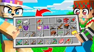 ¡SILVIO y DANY COMPARTEN el MISMO INVENTARIO  MINECRAFT con SILVIOGAMER