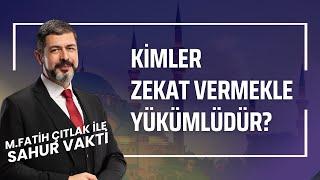 Kimler Zekat Vermekle Yükümlüdür? I M. Fatih Çıtlak #fatihçıtlak #mfatihçıtlak