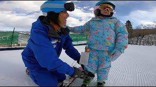 4-year-olds first day of Ski School at Beaver Creek