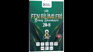 Krallar Karması 8. Sınıf LGS Fen Bilimleri 20 x 8 Branş Denemeleri