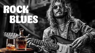 Relaxing Rock Blues as Nightfall  Smooth Blues Guitar Music and Rock Blues for a Better Mood