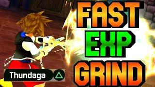 The FASTEST way to GRIND EXP in Every Kingdom Hearts Game