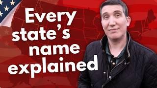 The origin of every US states name