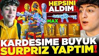 KARDEŞİME BÜYÜK SÜRPRİZ HABERSİZCE TÜM MUMYALARI ve M4Ü ALIP FULLEDİM  PUBG Mobile