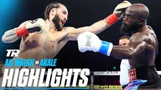 Nico Ali Walsh Fights Through Dislocated Shoulder In Rematch Against Sona Akale  FIGHT HIGHLIGHTS