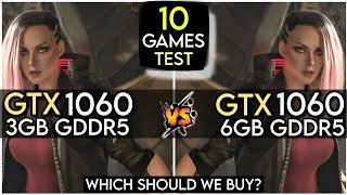 GTX 1060 3GB vs GTX 1060 6GB  10 Games Test In 2023  Which Should We Buy ?