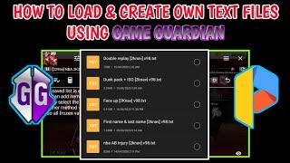 How to search load and create your own text files in NBA 2K20 Android  IOS