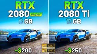 RTX 2080 SUPER vs RTX 2080 Ti - Test in 10 Games in 2024