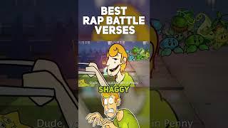 SHAGGY PT. 2 BEST RAP BATTLE VERSES #shorts #rapbattle #scoobydoo #animation  #hiphopmusic
