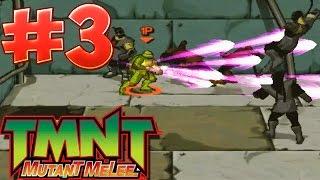 TMNT 3 Mutant Melee - Прохождение #3 Простой Ороку Саки - ЗА ДОНАТЕЛЛО №1