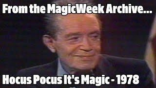 Hocus Pocus Its Magic - Tomsoni Slydini Harry Blackstone Jr Siegfried & Roy Mark Wilson - 1978