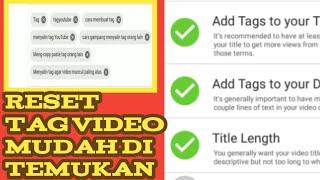 CARA MEMBUAT TAG DI TUBEBUDDY