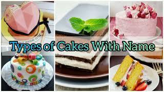 Types of Cakes With Name  Trending Cake types  in 2022