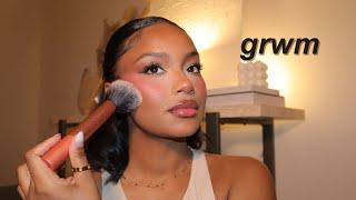 GRWM like were on facetime  how my date went springsummer makeup summer plans etc.