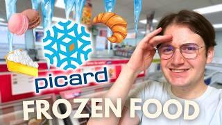 Trying FROZEN FRENCH FOOD from PICARD Croissant Macaron Paris-Brest...