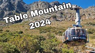 Table Mountain to ground Station Areal cableway Cape Town South Africa 2024 4K