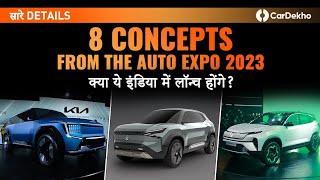 Top Concepts Showcased At Auto Expo 2023  Inme Se Kaunse Launch Hoyenge?  CarDekho